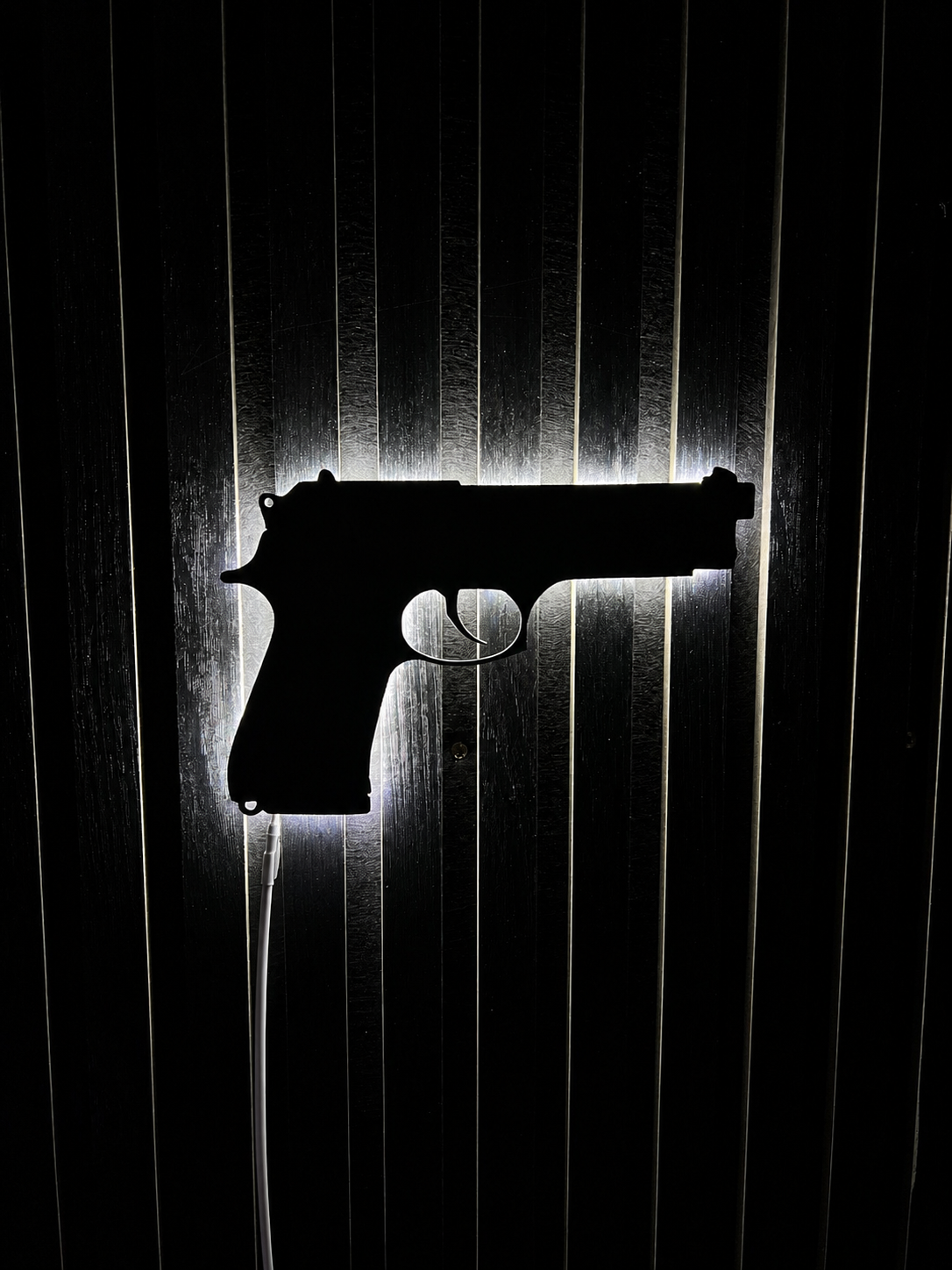 LED Pistol Wall Light – Gaming Room & and Man Cave Decor
