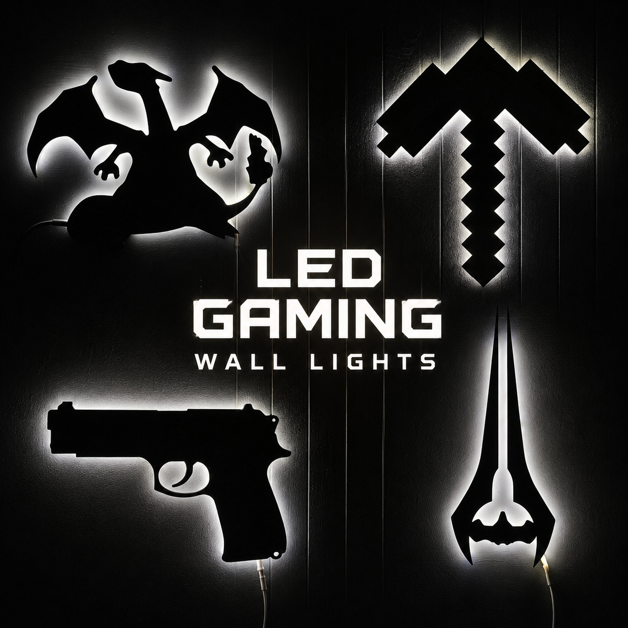 LED Gaming Wall Lights